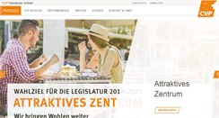 Desktop Screenshot of cvp-wohlen.ch